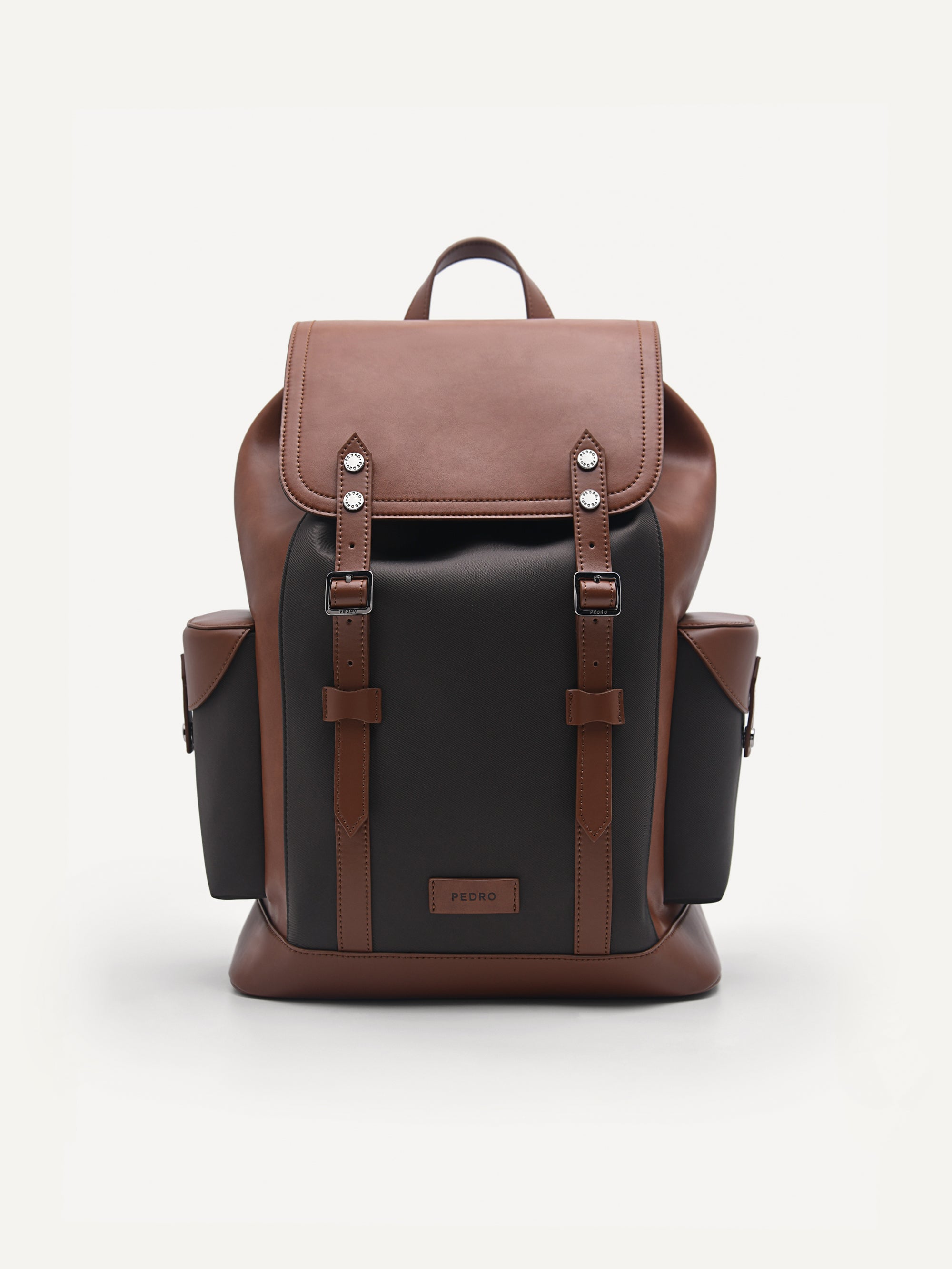 『peau』 Compartment Backpack with Synthetic Leather Lining – PEDRO