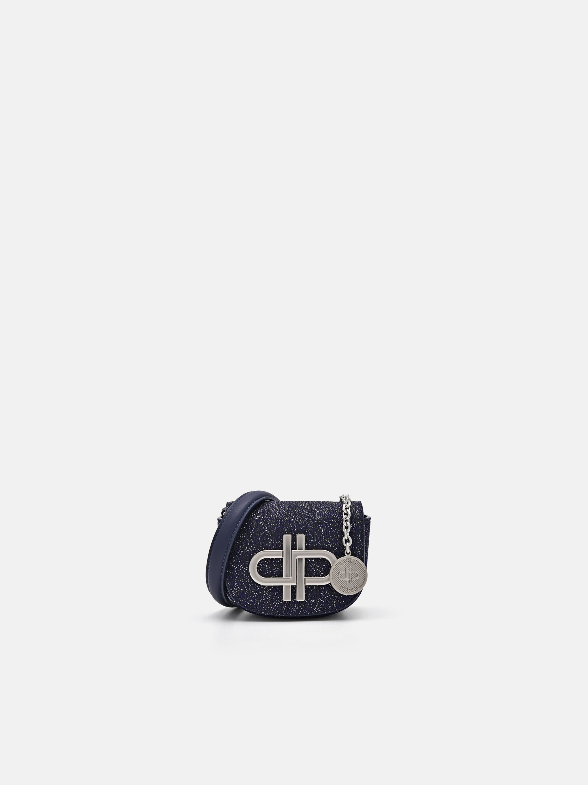 PEDRO Icon Glitter Suede Micro Pouch