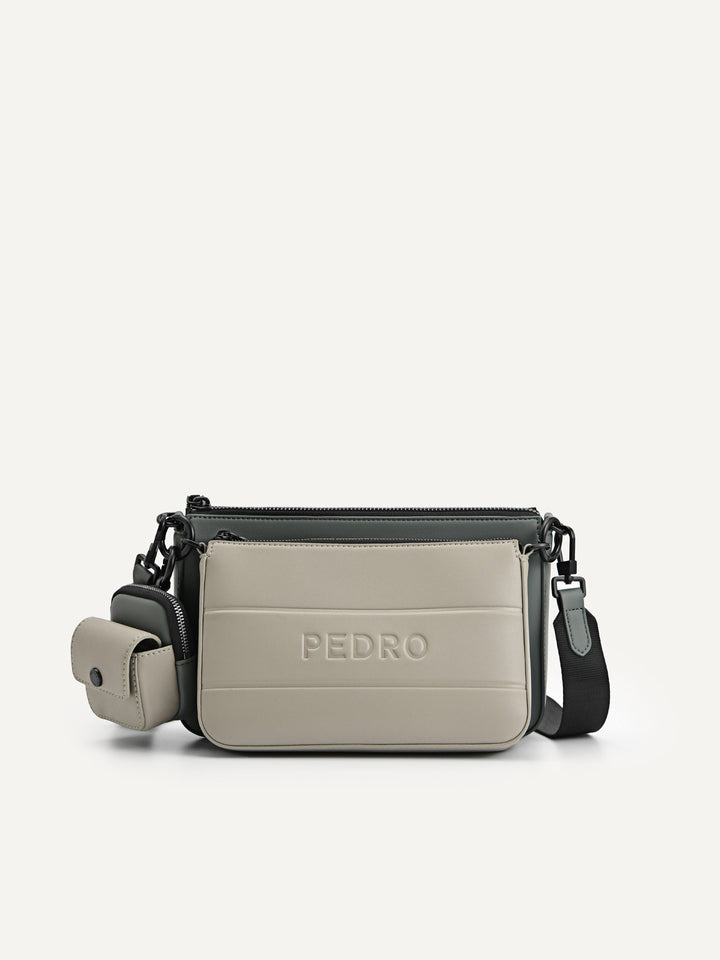 ★PEDRO★Frank Sling Bag with Earphone Holder/送料込 Black Frank Sling Bag - PEDRO US