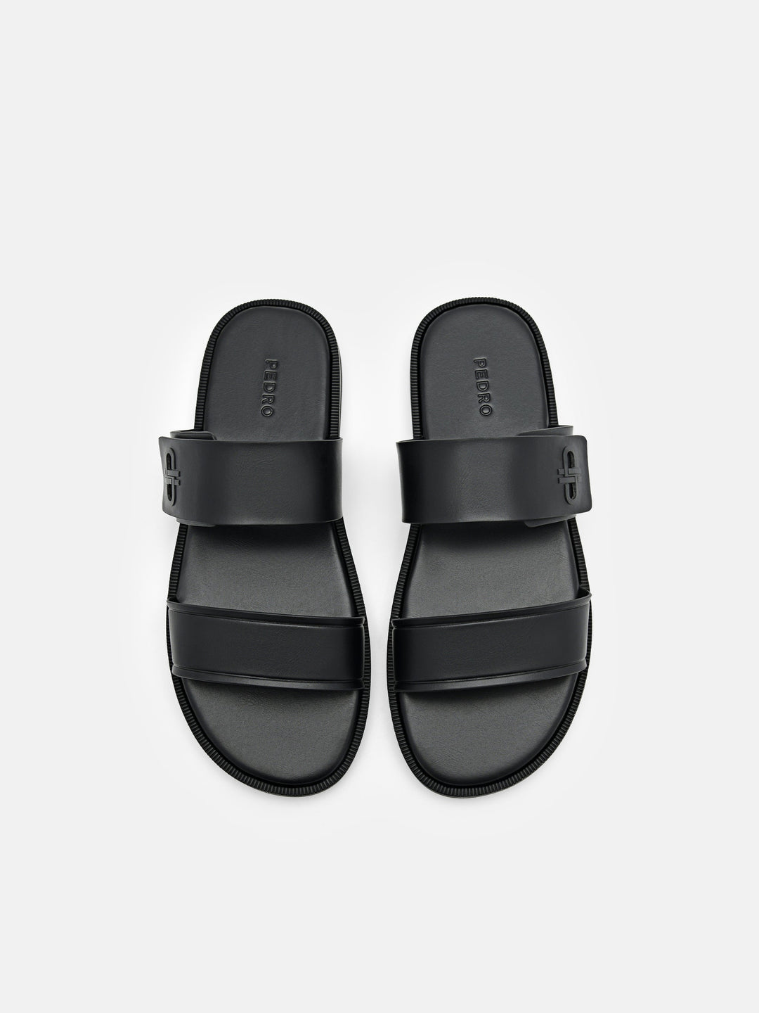 ★PEDRO★ Icon Embossed Slide Sandals サンダル/送料込 PEDRO Icon Leather Slide Sandals