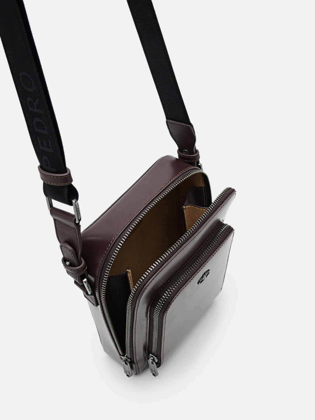 ★PEDRO PEDRO Icon Leather Sling Bag スリングバック/送料込 Black PEDRO Icon Leather Sling Bag - PEDRO VN