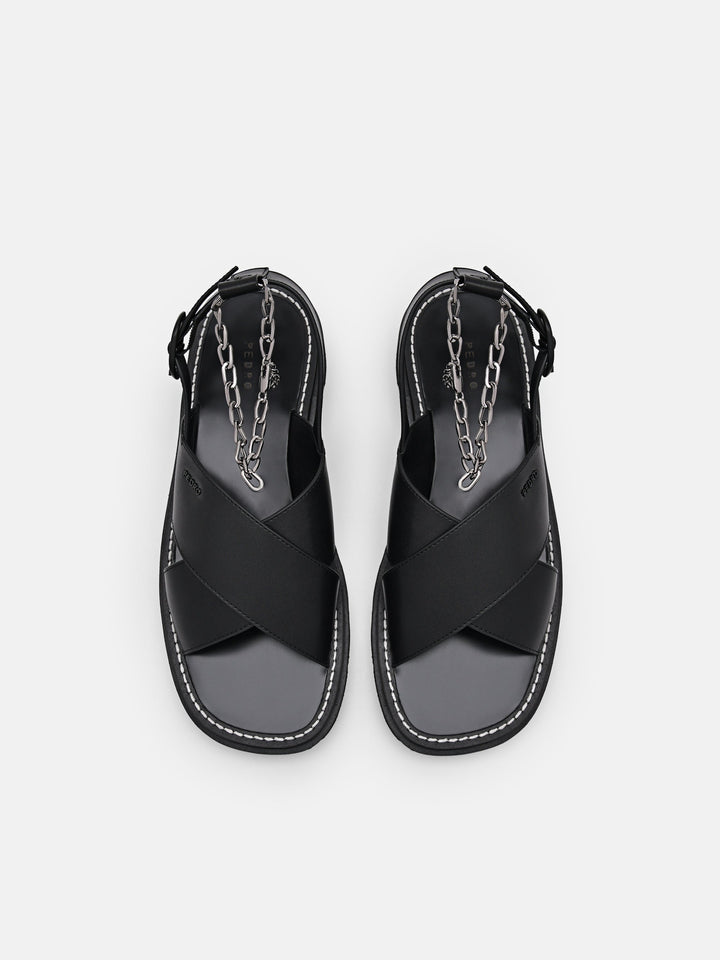 ★PEDRO★Slingback Cross Strap Sandals サンダル/送料込 Slingback Cross Strap Sandals – PEDRO