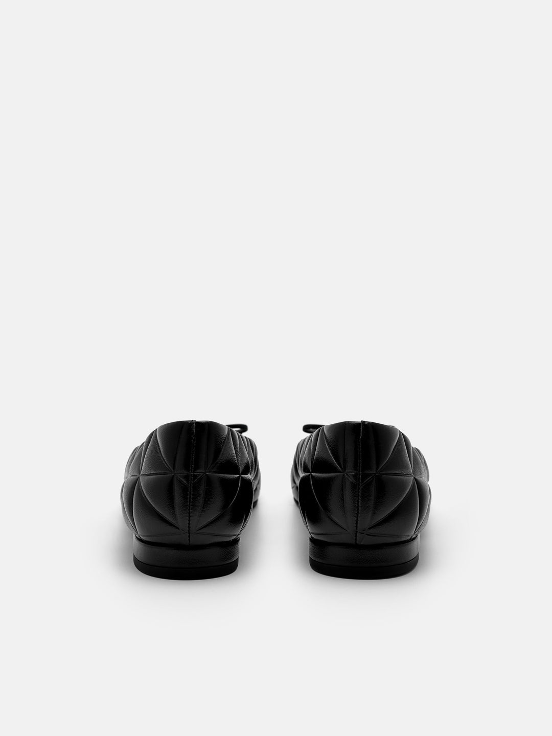 Kayla Leather Ballerina Flats in Pixel – PEDRO
