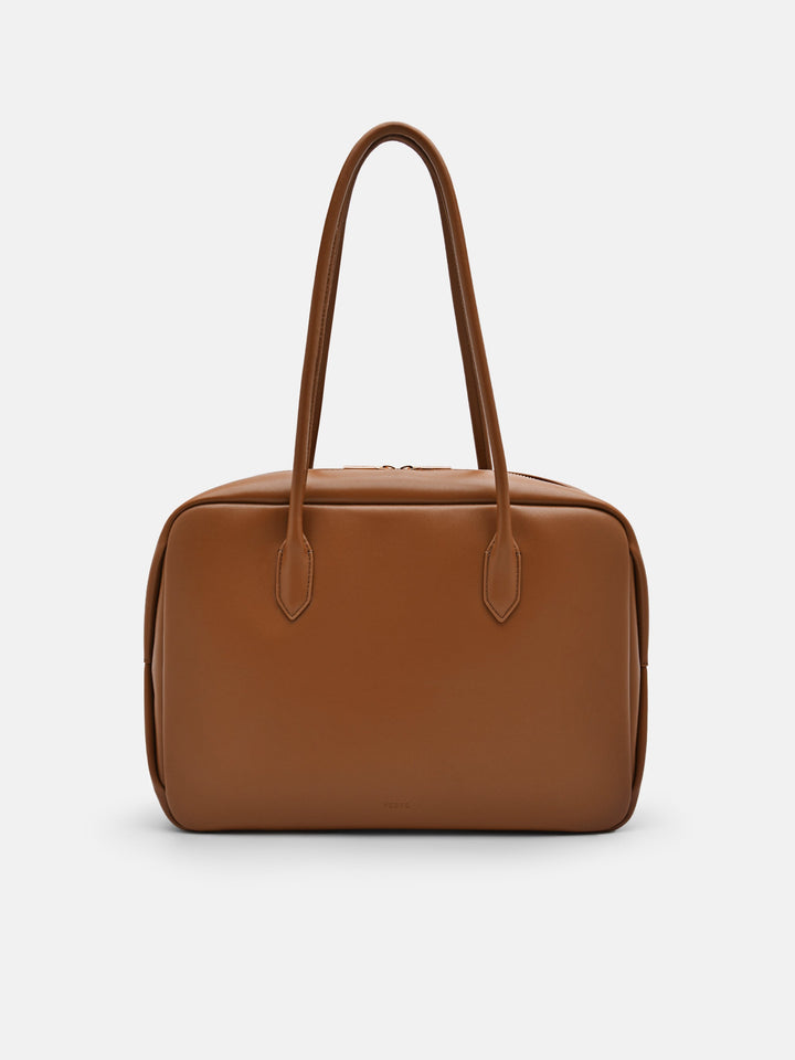 ブリッジ☆オーダー塗装　ブラウンXアイボリーリム　16インチ☆ Chanel Beige Calfskin Bowling Bag 27 152715 | eBay