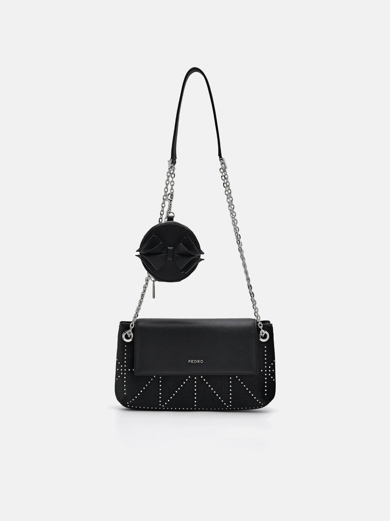★PEDRO★Textured Bow Phone Pouch スマホポーチ/送料込 Sand Textured Bow Phone Pouch - PEDRO TW