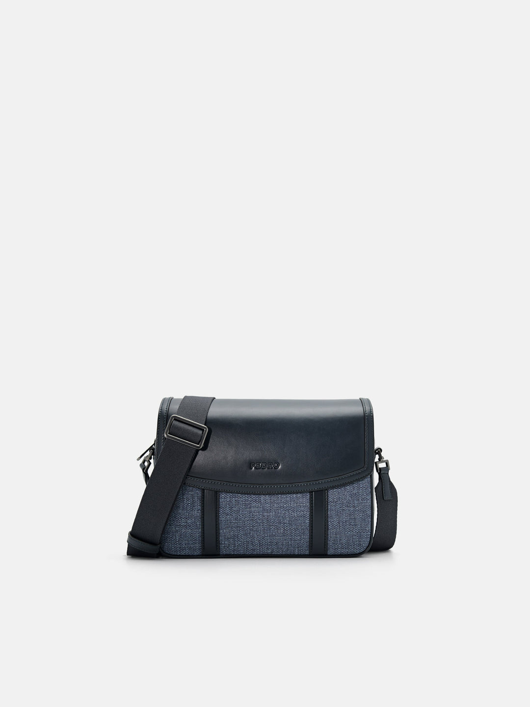PEDRO Icon Leather Messenger Bag メッセンジャーバック/送料込 Black PEDRO Icon Leather Messenger Bag - PEDRO US