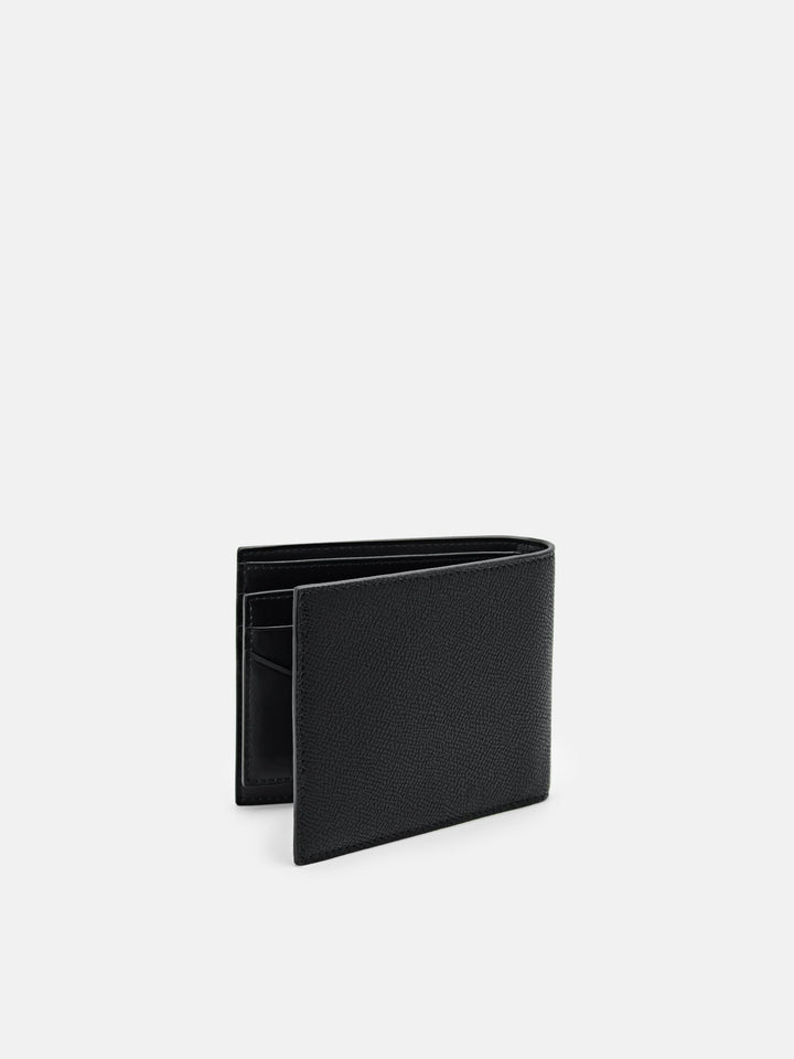 Embossed Leather Bi-Fold Wallet with Insert – PEDRO