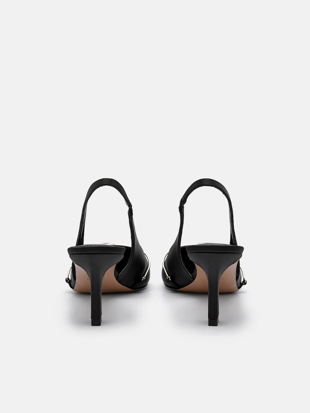 Mira Satin Slingback Pumps – PEDRO