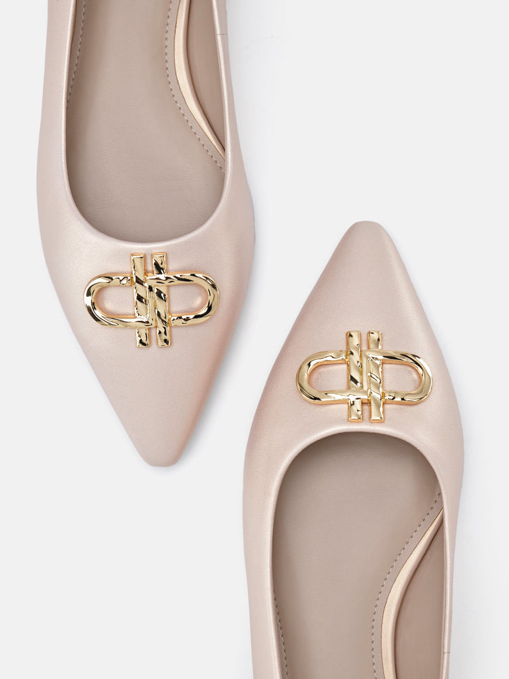PEDRO Icon Leather Ballerina Pumps