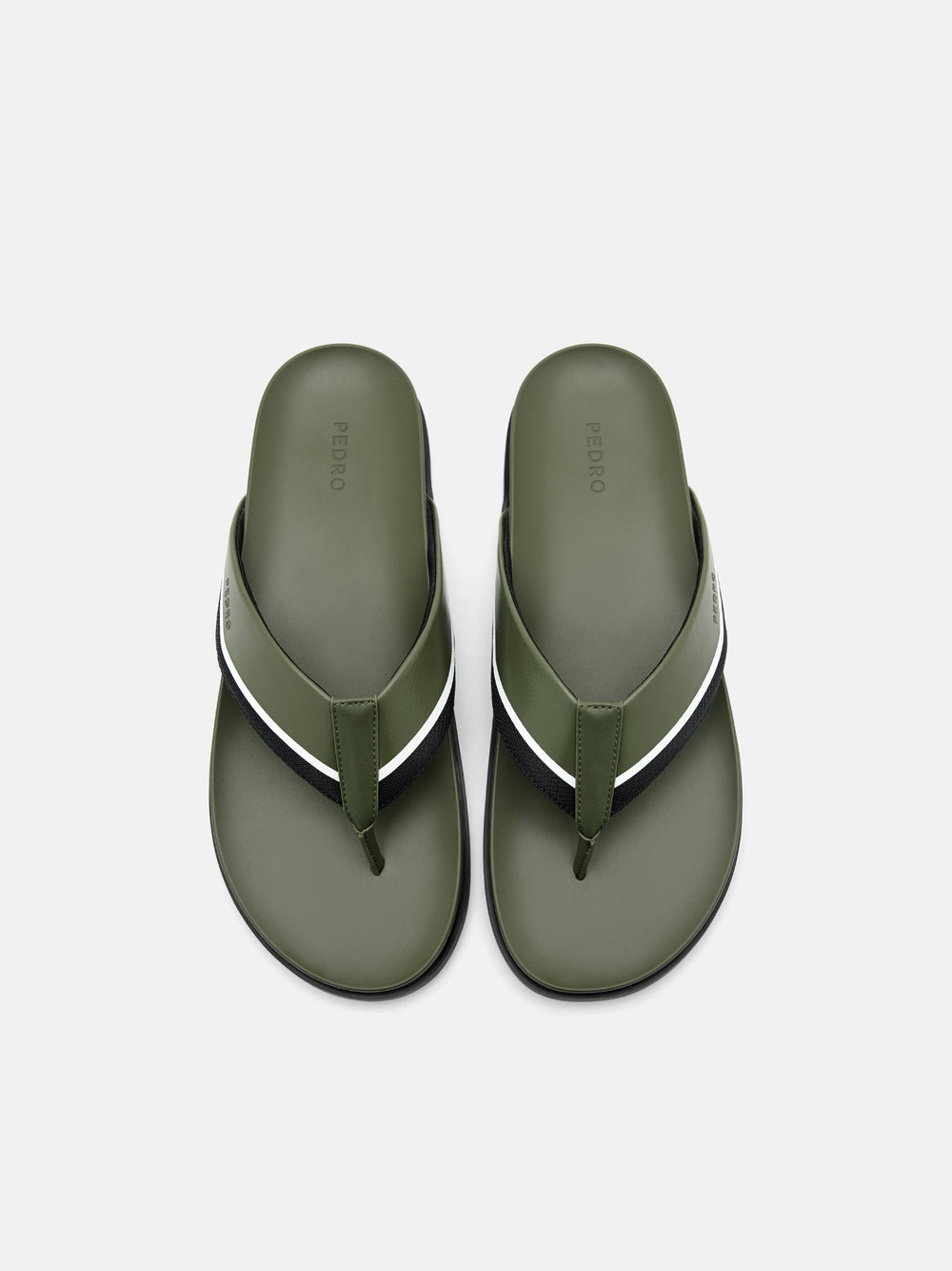 PEDRO メンズ バンド付きスライドサンダル エンボスロゴ 快適 Men Sandals – PEDRO