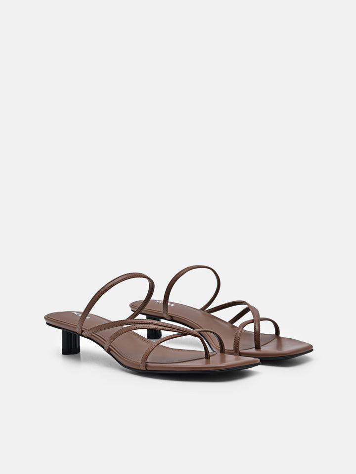 ★PEDRO★Icon Leather Heel Sandals ヒールサンダル/送料込 Black PEDRO Icon Heel Sandals - PEDRO US