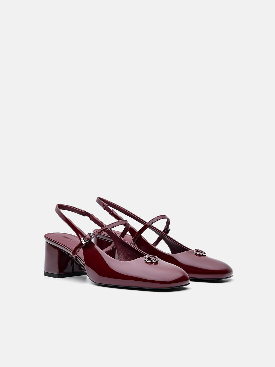 PEDRO Studio Patent Leather Slingback Pumps