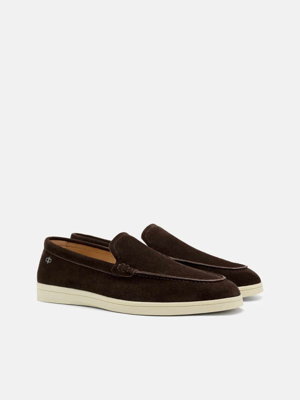 dark brown suede