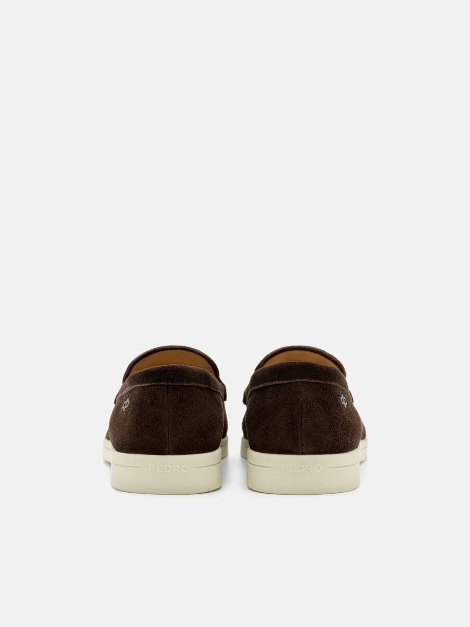 dark brown suede