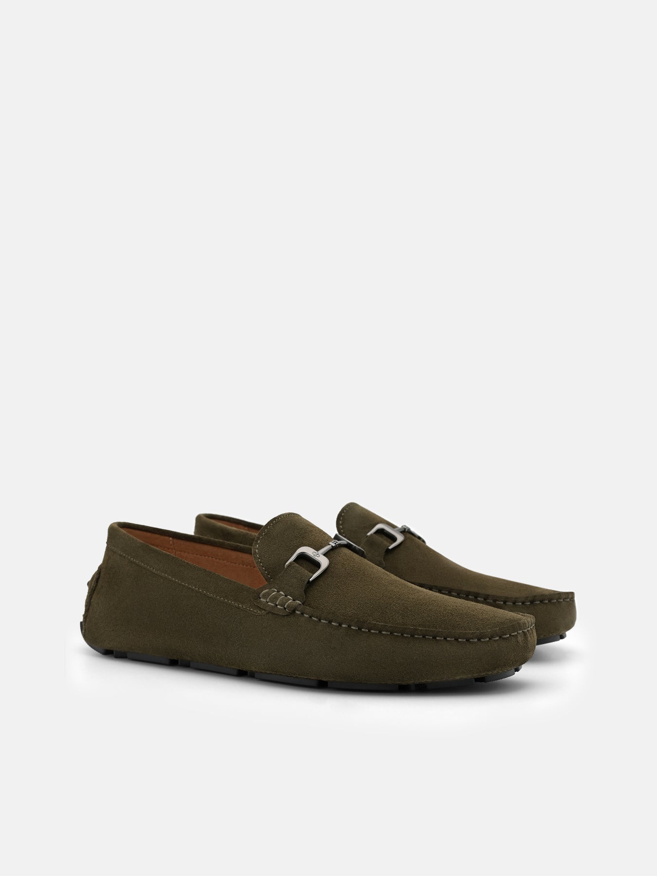 military green suede