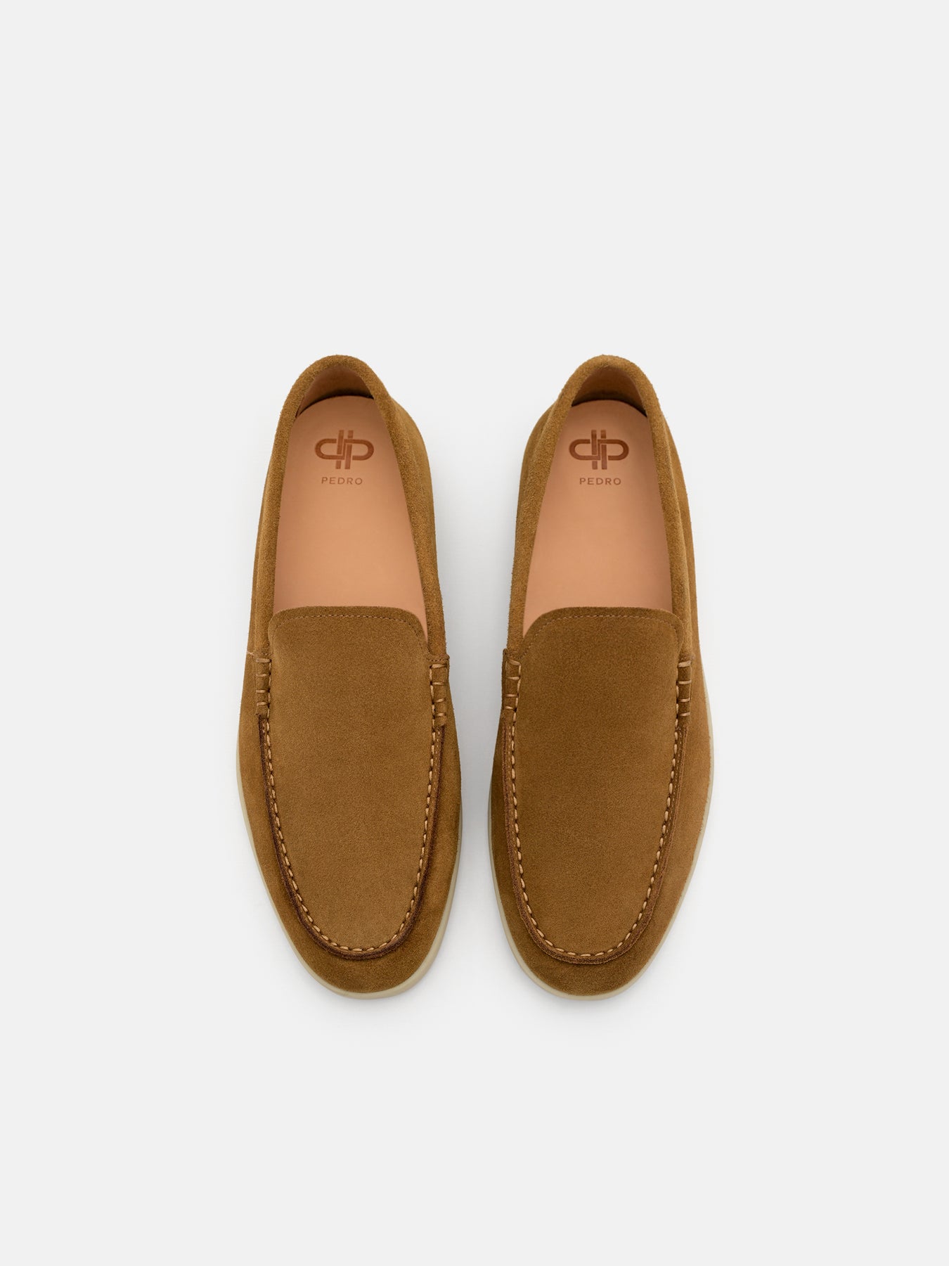 dark camel suede