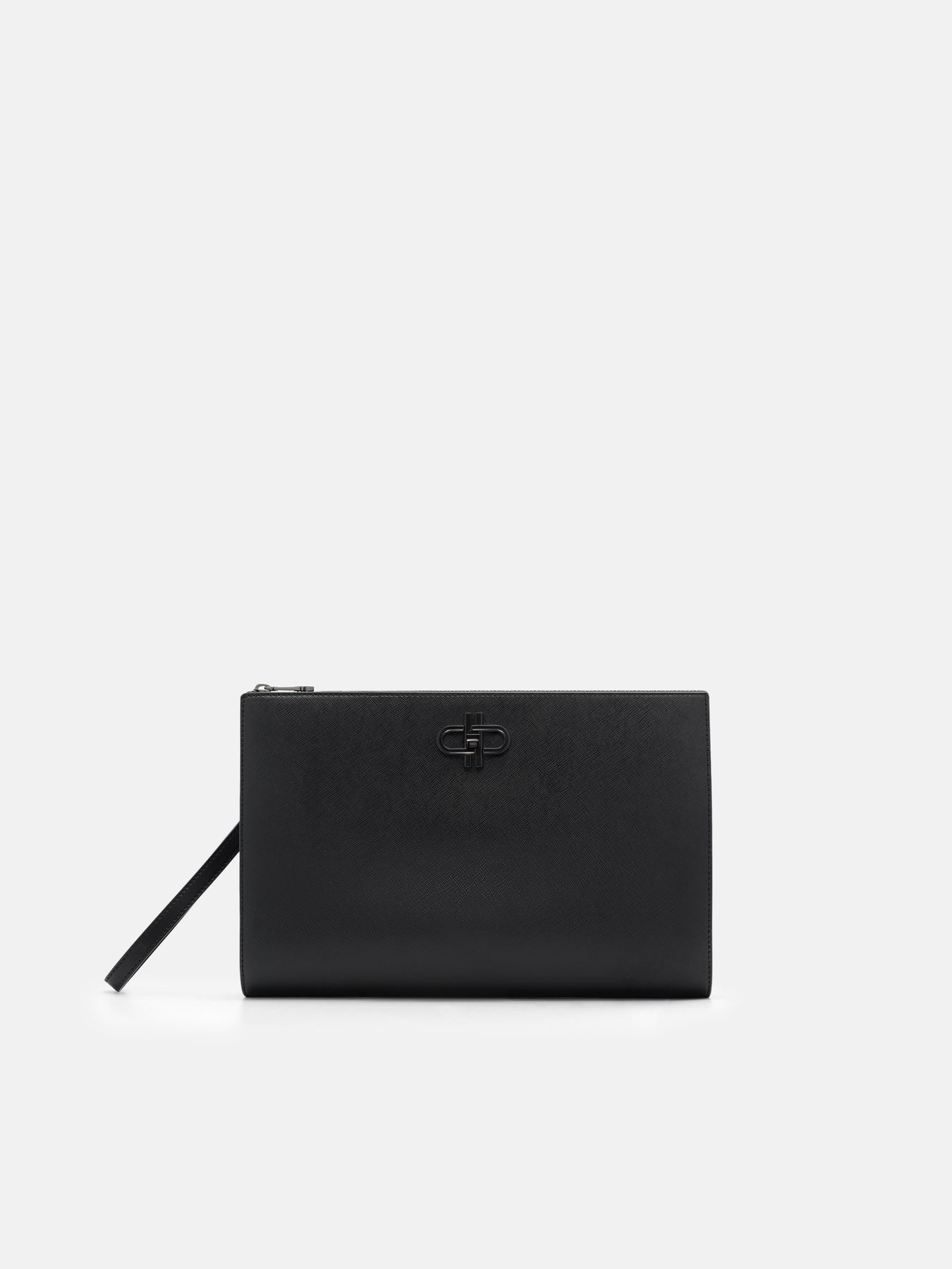 black saffiano