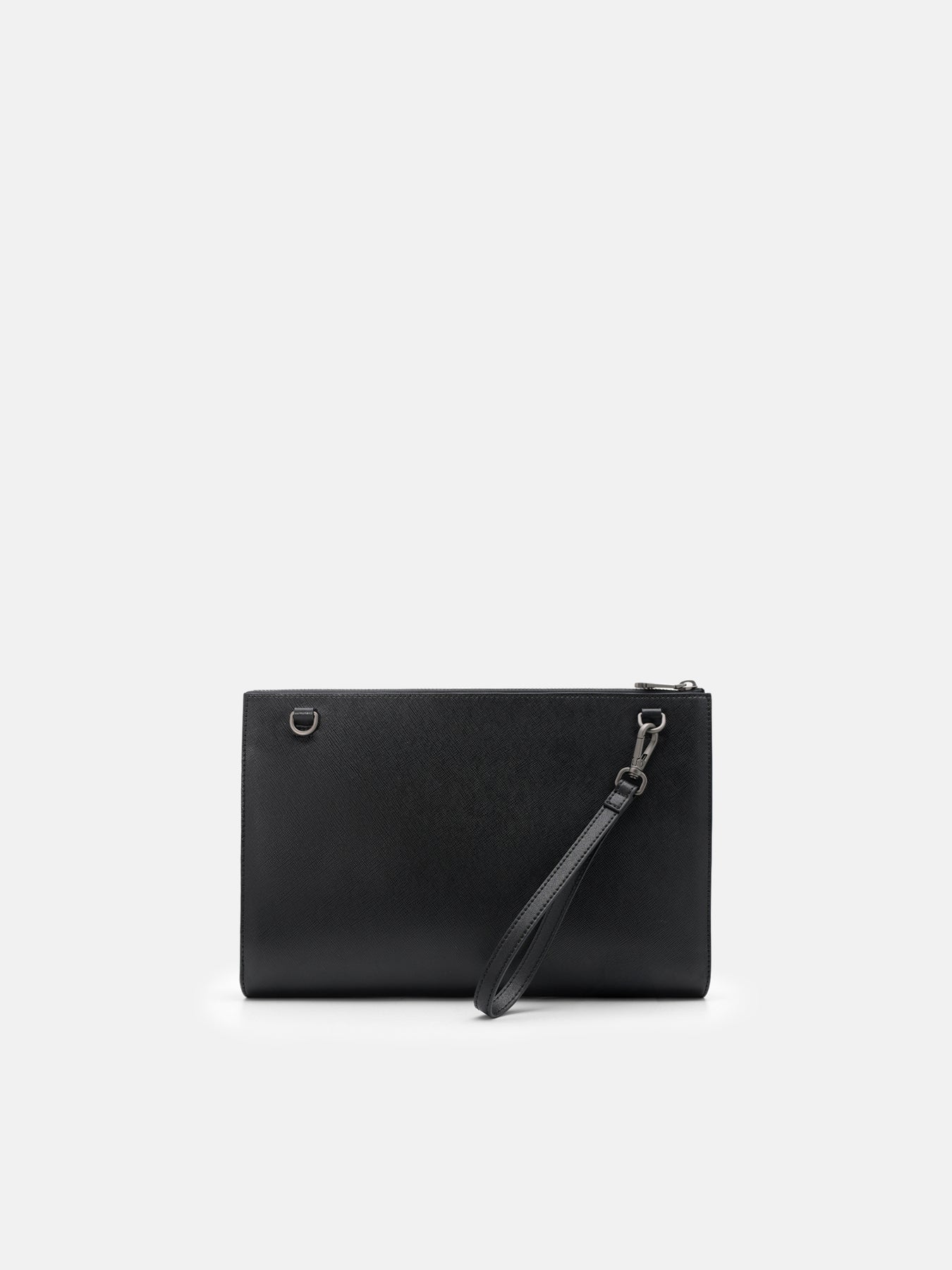 black saffiano