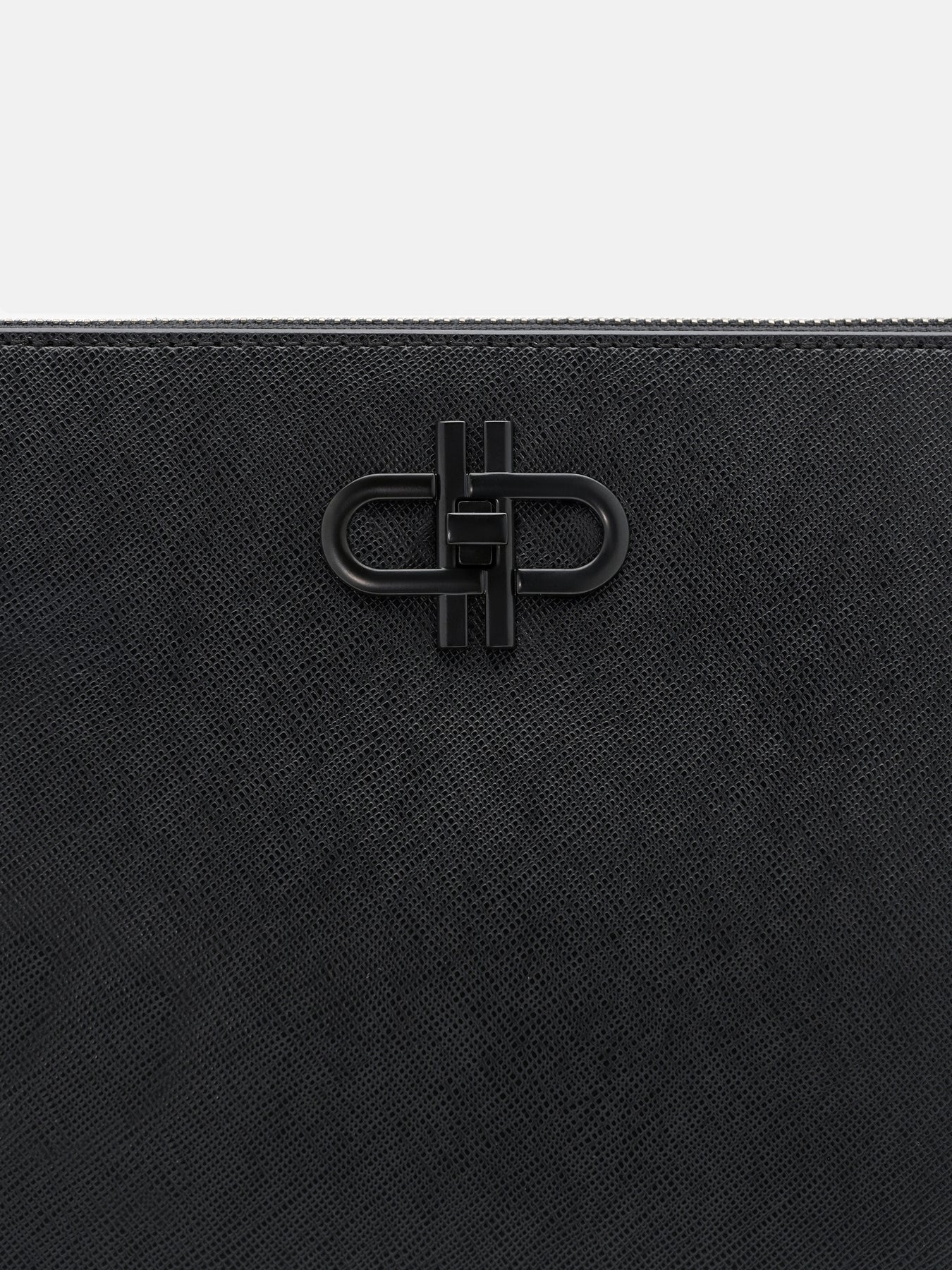 black saffiano