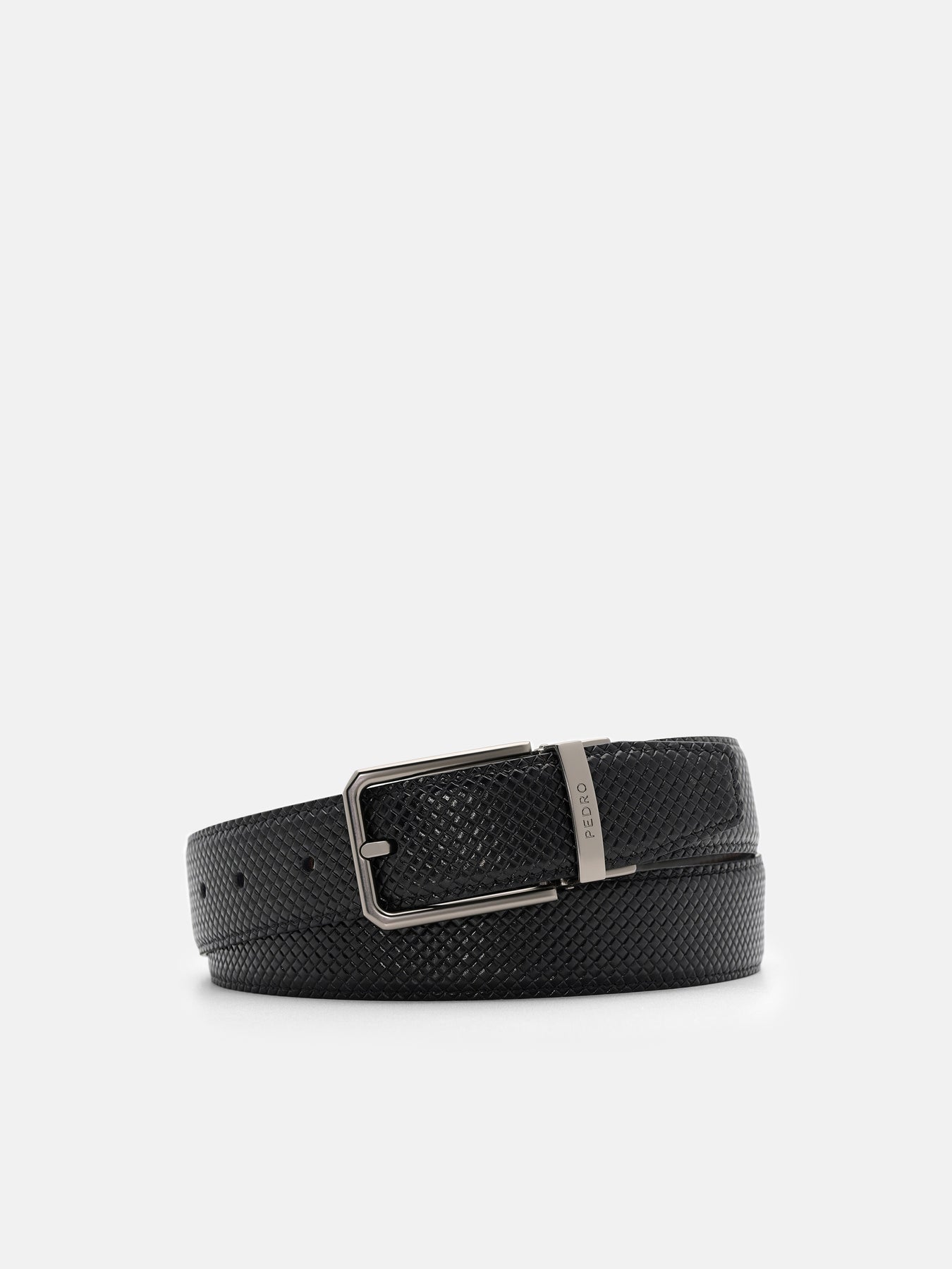 black embossed