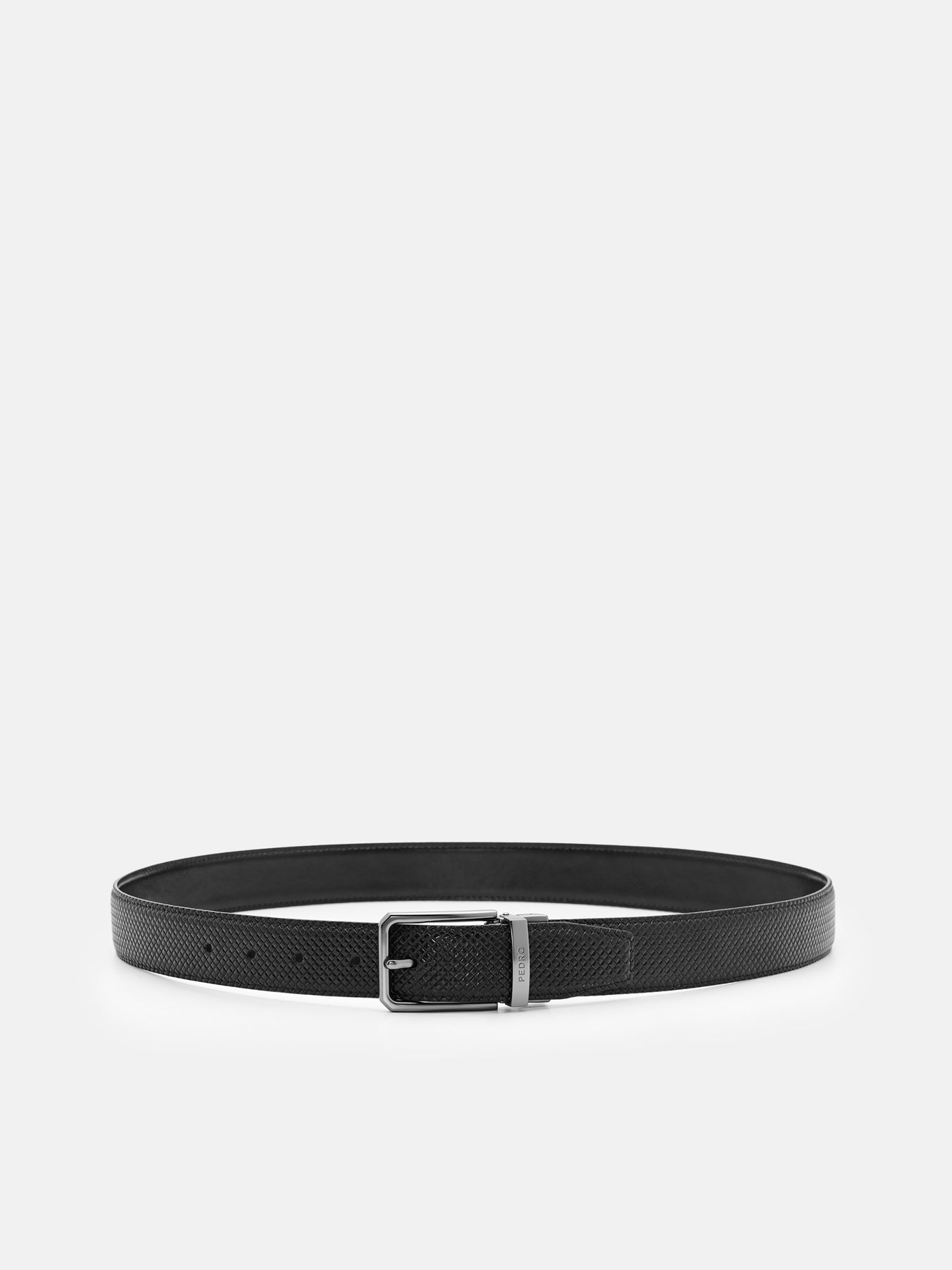 black embossed