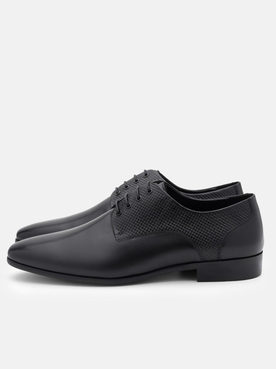 black embossed
