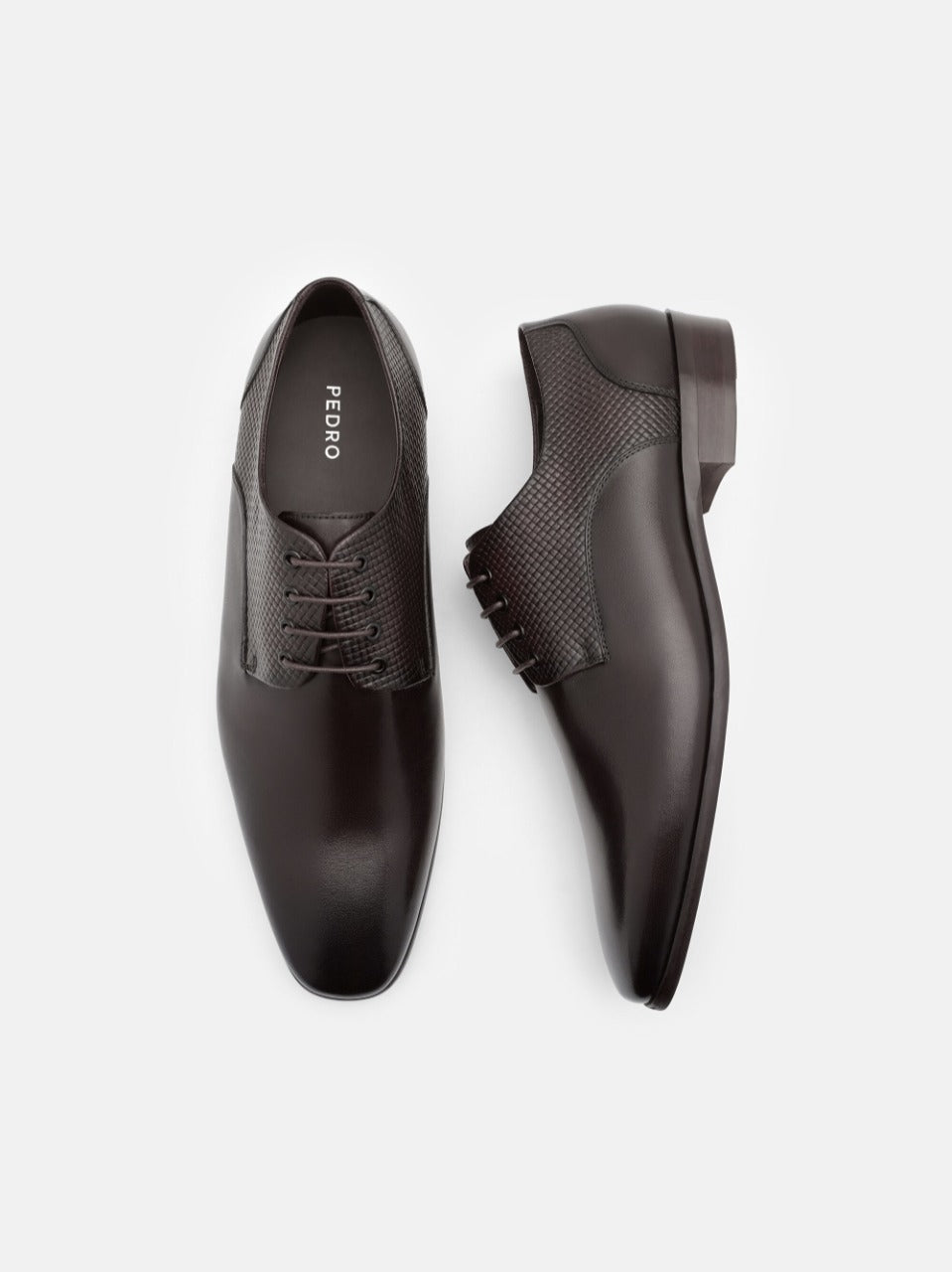 dark brown embossed