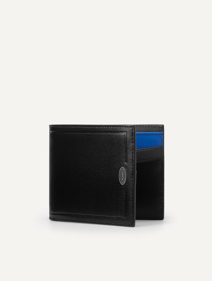 ★PEDRO Saffiano Leather Bi-Fold Wallet with Insert/送料込 Black Saffiano Leather Bi-Fold Wallet with Insert - PEDRO US
