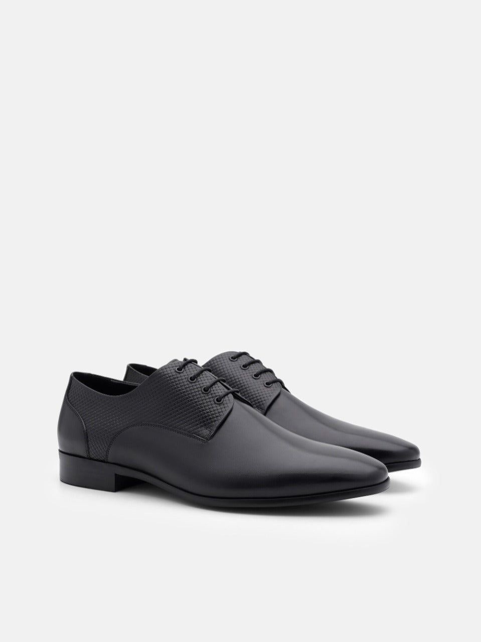 black embossed