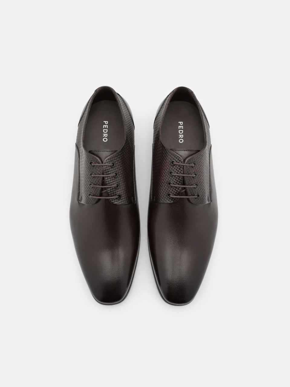 dark brown embossed