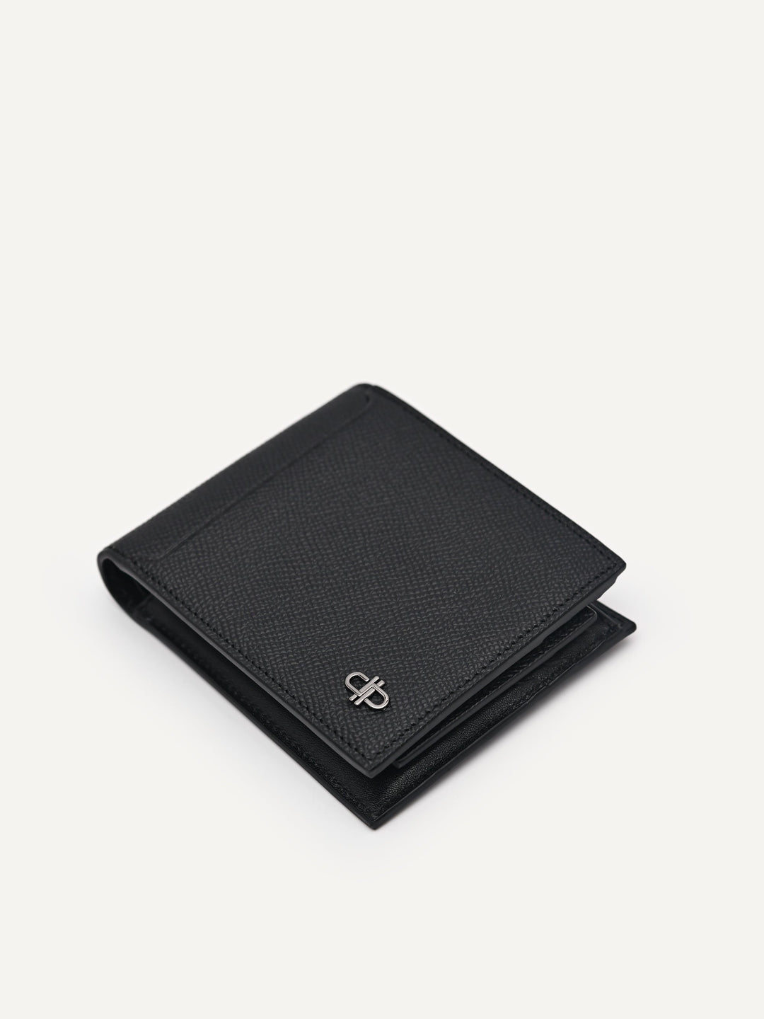 Embossed Leather Bi-Fold Wallet with Insert – PEDRO