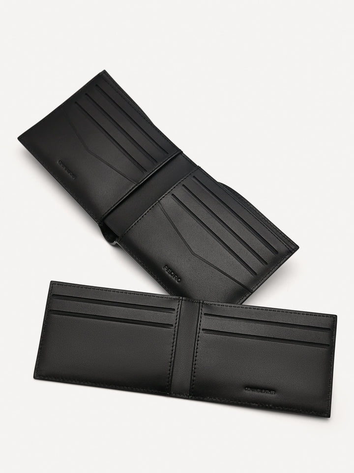 ★PEDRO★ Icon Leather Bi-Fold Wallet ウォレット/送料込 Olive PEDRO Icon Leather Bi-Fold Wallet with Insert - PEDRO