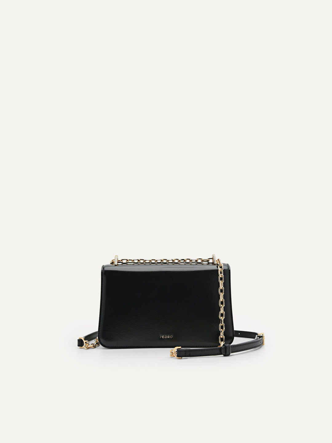 【関送込み 匿名配送】PEDRO Studio Rift ショルダー バック Black PEDRO Studio Rift Leather Shoulder Bag - PEDRO VN